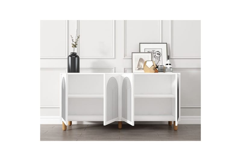 Ovrin Konsollbord 150 cm - Hvit - Møbler - Bord - Avlastningsbord & sidobord - Konsollbord & gangbord