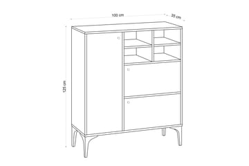 Palfrey Sidebord 100 cm - Møbler - Bord - Avlastningsbord & sidobord - Konsollbord & gangbord