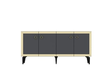 Petrolla Konsollbord 150 cm - Gull/Svart/Antrasitt - Møbler - Bord - Avlastningsbord & sidobord - Konsollbord & gangbord