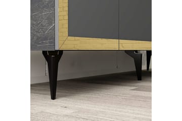 Petrolla Konsollbord 150 cm - Gull/Svart/Antrasitt - Møbler - Bord - Avlastningsbord & sidobord - Konsollbord & gangbord