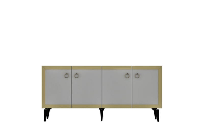 Petrolla Konsollbord 150 cm - Gull/Svart/Hvit - Møbler - Bord - Avlastningsbord & sidobord - Konsollbord & gangbord