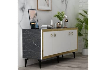 Petrolla Konsollbord 150 cm - Gull/Svart/Hvit - Møbler - Bord - Avlastningsbord & sidobord - Konsollbord & gangbord