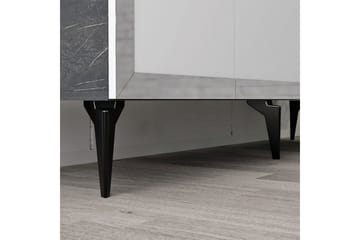 Petrolla Konsollbord 150 cm - Svart/Hvit/Sølv - Møbler - Bord - Avlastningsbord & sidobord - Konsollbord & gangbord