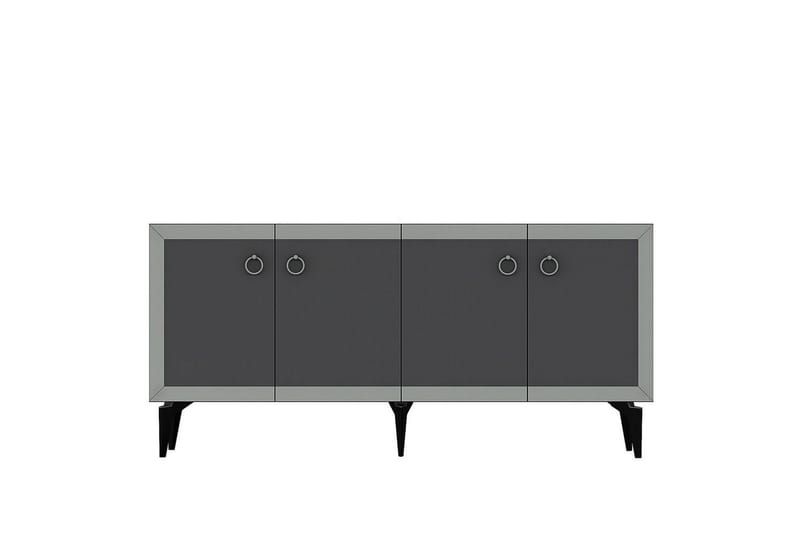 Petrolla Konsollbord 150 cm - Svart/Sølv/Antrasitt - Møbler - Bord - Avlastningsbord & sidobord - Konsollbord & gangbord