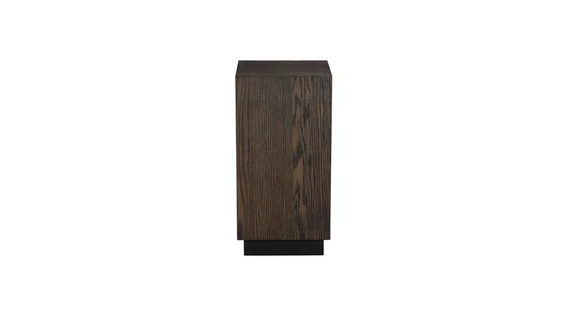 Pidestall Vargen 60 cm - Brunlakkert eik - Møbler - Bord - Avlastningsbord & sidobord - Pidestall & blomsterpidestall