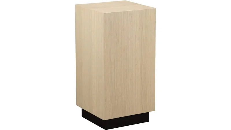 Pidestall Vargen 60 cm, Hvitpigmentert eik