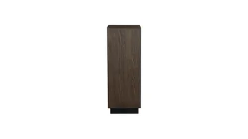 Pidestall Vargen 80 cm - Brunlakkert eik - Møbler - Bord - Avlastningsbord & sidobord - Pidestall & blomsterpidestall