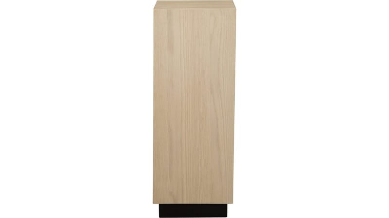Pidestall Vargen 80 cm - Hvitpigmentert eik - Møbler - Bord - Avlastningsbord & sidobord - Pidestall & blomsterpidestall