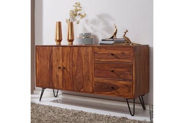 Piedestal Wohnling Brun, Svart - Oppbevaring - Oppbevaringsmøbler - Sideboard & skjenk