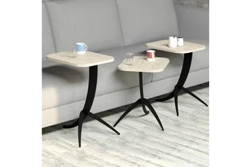 Pion Settbord - Beige - Møbler - Bord - Avlastningsbord & sidobord - Settbord