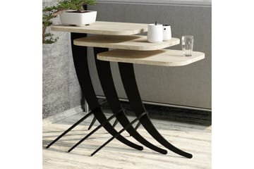 Pion Settbord - Beige - Møbler - Bord - Avlastningsbord & sidobord - Settbord