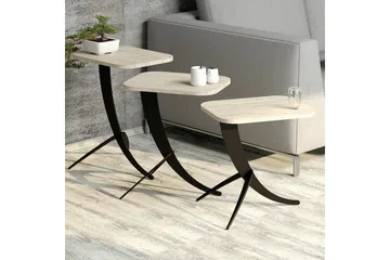 Pion Settbord - Beige - Møbler - Bord - Avlastningsbord & sidobord - Settbord