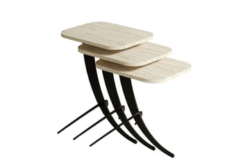 Pion Settbord - Beige - Møbler - Bord - Avlastningsbord & sidobord - Settbord