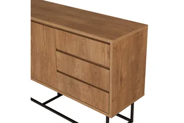 Pribeta Konsollbord 140 cm - Mørkebrun/Svart - Møbler - Bord - Avlastningsbord & sidobord - Konsollbord & gangbord