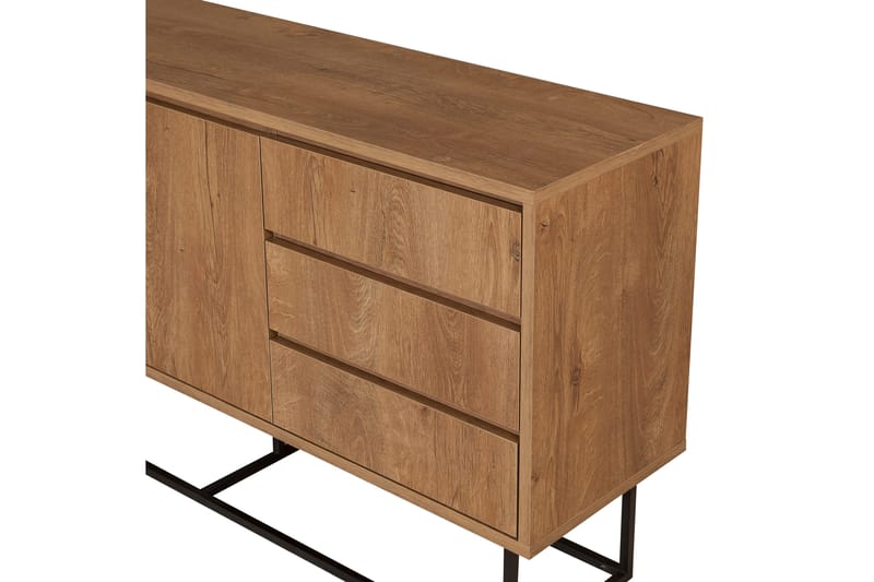 Pribeta Konsollbord 140 cm - Mørkebrun/Svart - Møbler - Bord - Avlastningsbord & sidobord - Konsollbord & gangbord