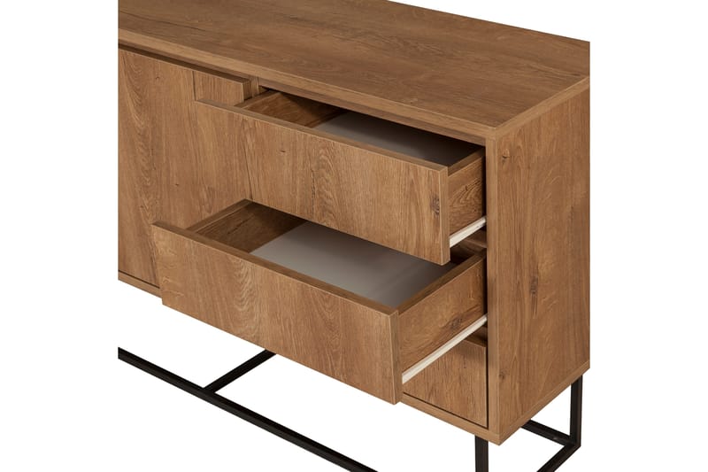Pribeta Konsollbord 140 cm - Mørkebrun/Svart - Møbler - Bord - Avlastningsbord & sidobord - Konsollbord & gangbord