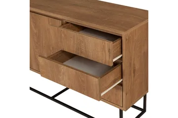 Pribeta Konsollbord 140 cm - Mørkebrun/Svart - Møbler - Bord - Avlastningsbord & sidobord - Konsollbord & gangbord