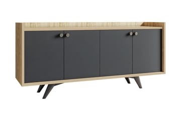 Qeleddun Avlastningsbord 150 cm - Natur/Antracit - Møbler - Bord - Avlastningsbord & sidobord - Konsollbord & gangbord