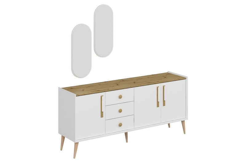 Ralor Konsollbord 180 cm - Hvit - Møbler - Bord - Avlastningsbord & sidobord - Konsollbord & gangbord