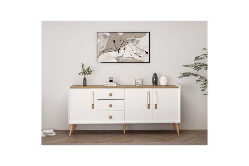 Ralor Konsollbord 180 cm - Hvit - Møbler - Bord - Avlastningsbord & sidobord - Konsollbord & gangbord