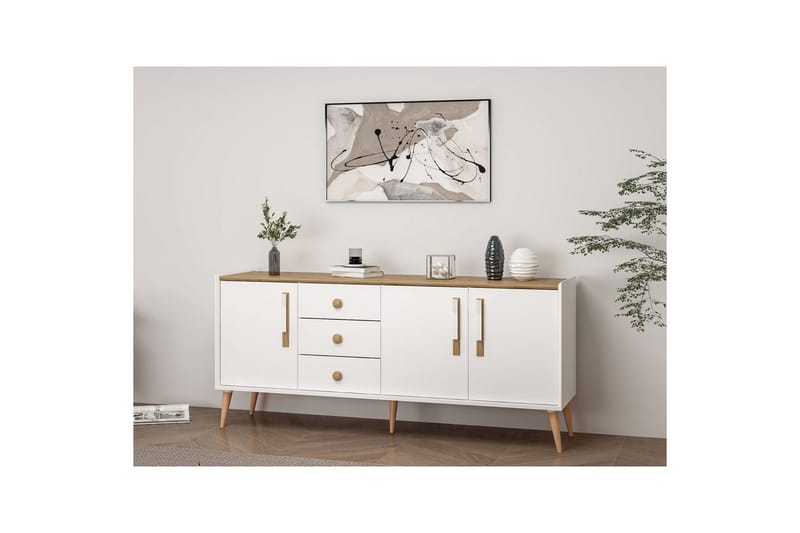 Ralor Konsollbord 180 cm - Hvit - Møbler - Bord - Avlastningsbord & sidobord - Konsollbord & gangbord