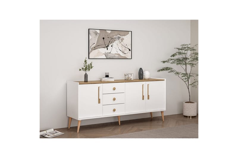 Ralor Konsollbord 180 cm - Hvit - Møbler - Bord - Avlastningsbord & sidobord - Konsollbord & gangbord