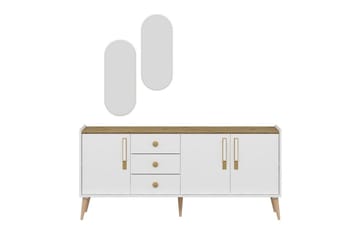 Ralor Konsollbord 180 cm - Hvit - Møbler - Bord - Avlastningsbord & sidobord - Konsollbord & gangbord