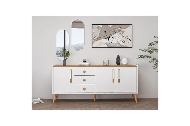 Ralor Konsollbord 180 cm - Hvit - Møbler - Bord - Avlastningsbord & sidobord - Konsollbord & gangbord