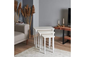Ranko Hekkebord 58 cm - Cremehvit - Møbler - Bord - Avlastningsbord & sidobord - Settbord