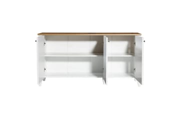 Ranko Konsollbord 150 cm - Mellomfarget tre/Hvit - Møbler - Bord - Avlastningsbord & sidobord - Konsollbord & gangbord