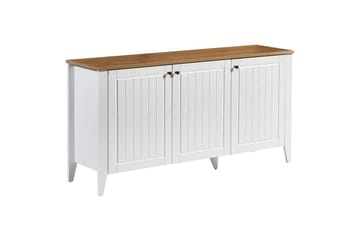 Ranko Konsollbord 150 cm - Mellomfarget tre/Hvit - Møbler - Bord - Avlastningsbord & sidobord - Konsollbord & gangbord