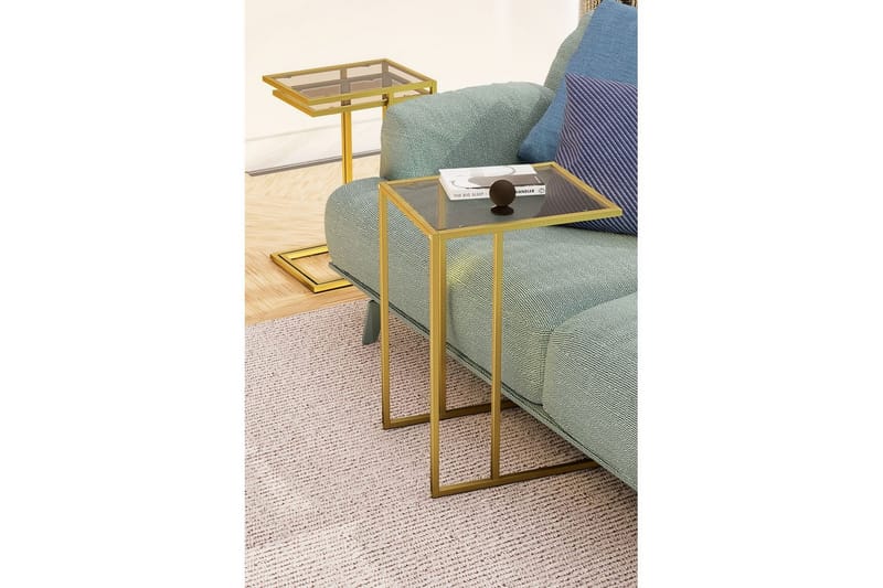 Ransdorp Settbord 42 cm - Gull - Møbler - Bord - Avlastningsbord & sidobord - Settbord