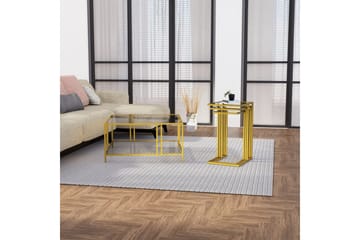 Ransdorp Settbord 42 cm - Gull - Møbler - Bord - Avlastningsbord & sidobord - Settbord