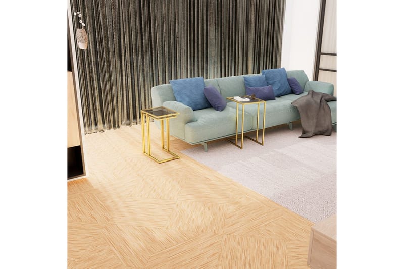 Ransdorp Settbord 42 cm - Gull - Møbler - Bord - Avlastningsbord & sidobord - Settbord