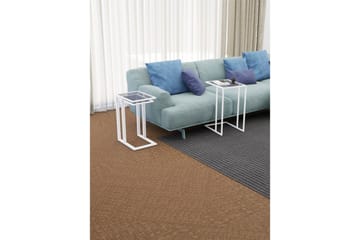 Ransdorp Settbord 42 cm - Hvit - Møbler - Bord - Avlastningsbord & sidobord - Settbord