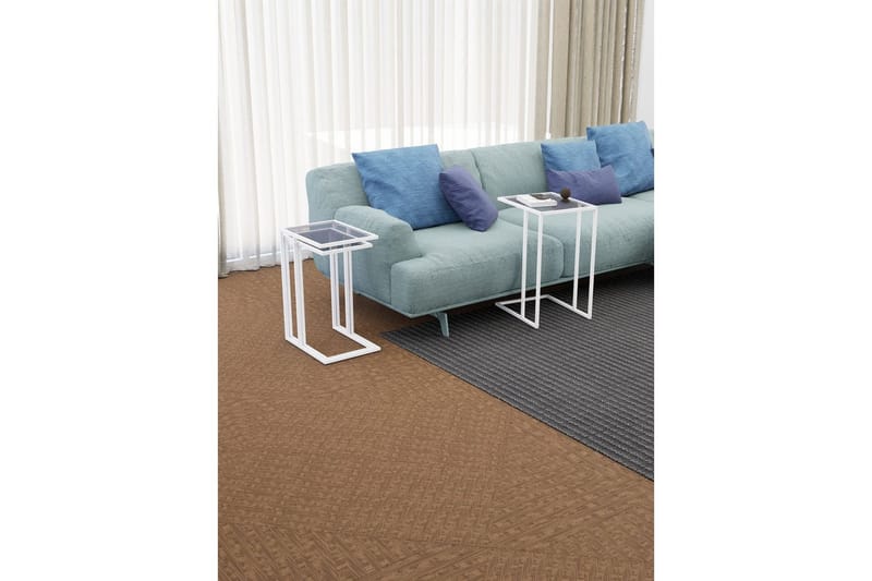 Ransdorp Settbord 42 cm - Hvit - Møbler - Bord - Avlastningsbord & sidobord - Settbord