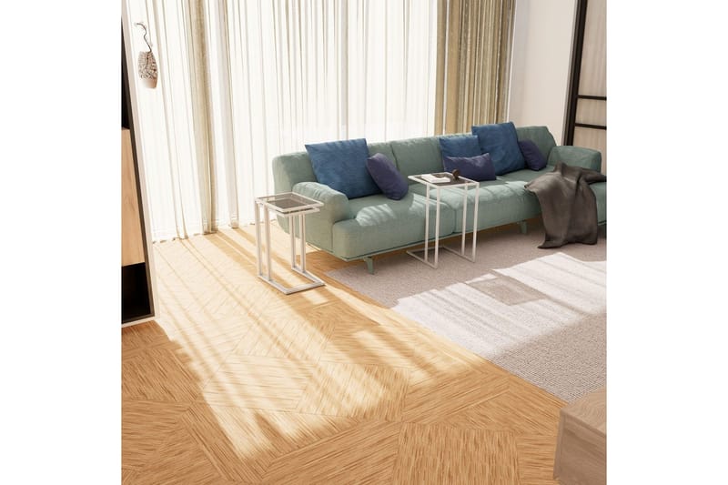 Ransdorp Settbord 42 cm - Hvit - Møbler - Bord - Avlastningsbord & sidobord - Settbord