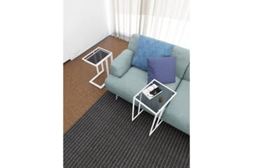 Ransdorp Settbord 42 cm - Hvit - Møbler - Bord - Avlastningsbord & sidobord - Settbord