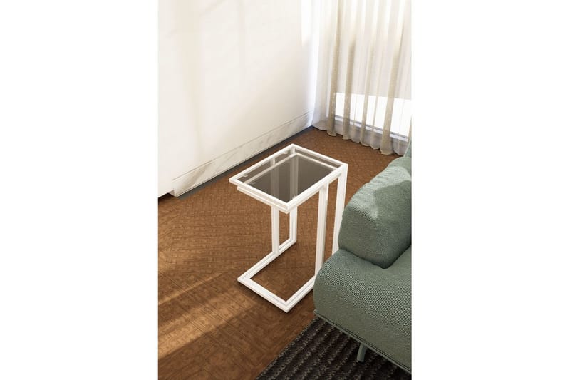 Ransdorp Settbord 42 cm - Hvit - Møbler - Bord - Avlastningsbord & sidobord - Settbord