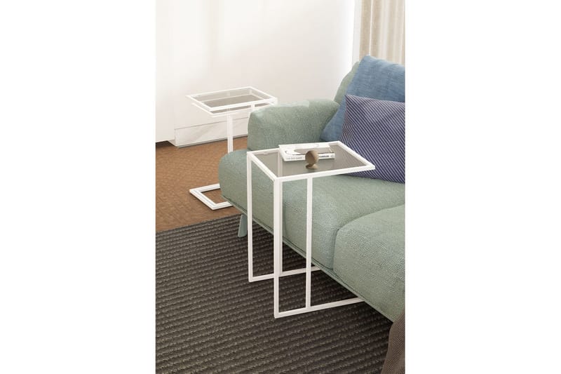Ransdorp Settbord 42 cm - Hvit - Møbler - Bord - Avlastningsbord & sidobord - Settbord