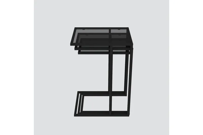 Ransdorp Settbord 42 cm - Sort - Møbler - Bord - Avlastningsbord & sidobord - Settbord