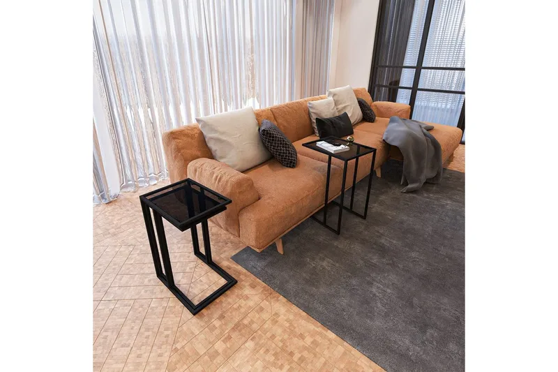 Ransdorp Settbord 42 cm - Sort - Møbler - Bord - Avlastningsbord & sidobord - Settbord