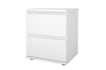 Rengo Nattbord 40 cm - Hvit - Møbler - Bord - Avlastningsbord & sidobord - Sengebord & nattbord