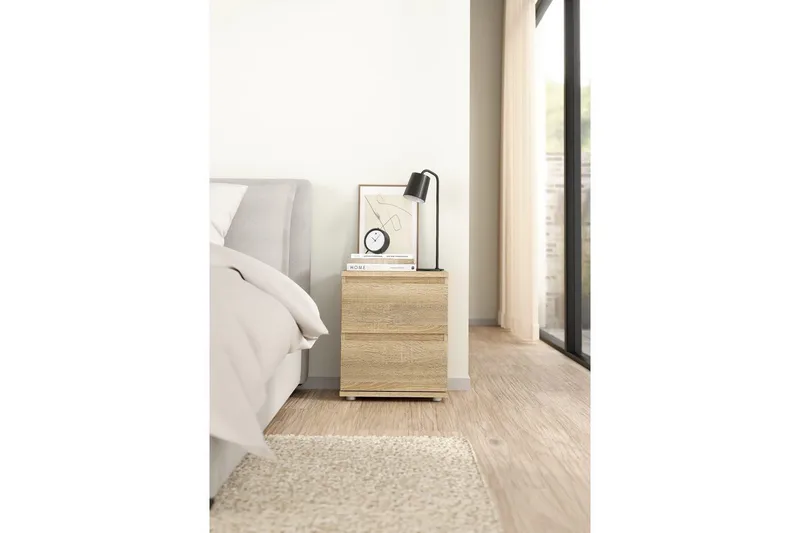 Rengo Sengebord 40,2 cm - Natur - Møbler - Bord - Avlastningsbord & sidobord - Sengebord & nattbord