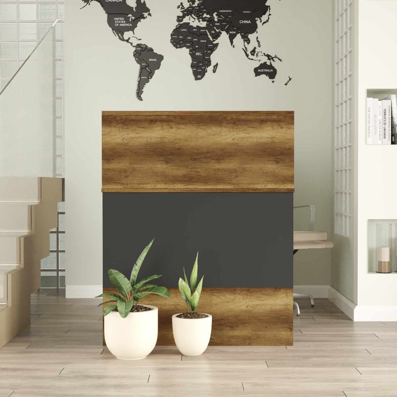 Resepsjonsbord Skye Decor Bren (90 x 110 x 44,5 cm) Baroq Antrasitt - Baroq og antrasitt - Møbler - Bord - Avlastningsbord & sidobord - Konsollbord & gangbord