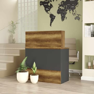 Resepsjonsbord Skye Decor Bren (90 x 110 x 44,5 cm) Baroq Antrasitt - Baroq og antrasitt - Møbler - Bord - Avlastningsbord & sidobord - Konsollbord & gangbord
