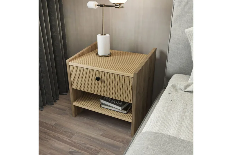 Retzow Nattbord - Valnøtt - Møbler - Bord - Avlastningsbord & sidobord - Sengebord & nattbord