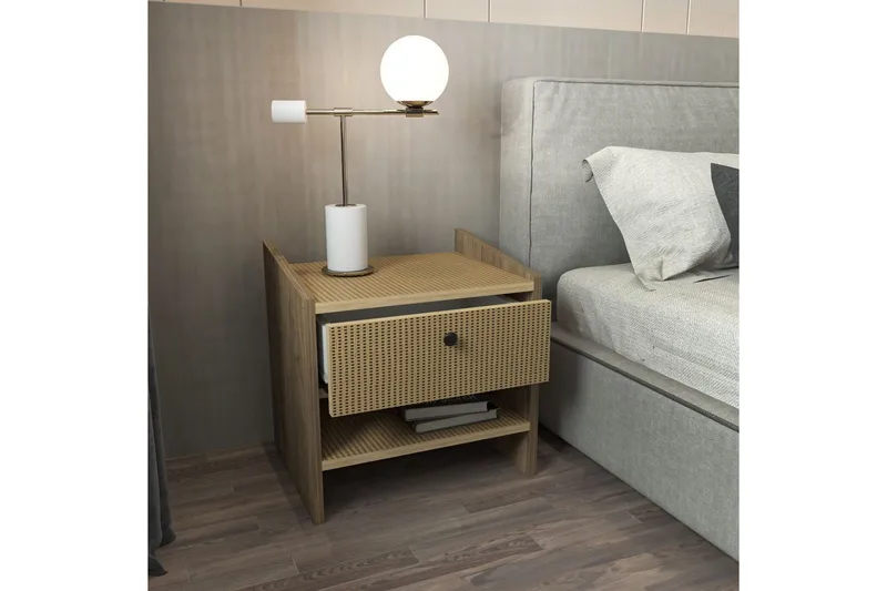 Retzow Nattbord - Valnøtt - Møbler - Bord - Avlastningsbord & sidobord - Sengebord & nattbord