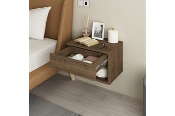 Ribes Nattbord 45 cm - Valnøtt - Møbler - Bord - Avlastningsbord & sidobord - Sengebord & nattbord