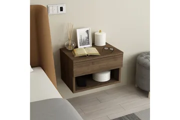 Ribes Nattbord 45 cm - Valnøtt - Møbler - Bord - Avlastningsbord & sidobord - Sengebord & nattbord